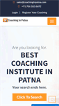 Mobile Screenshot of coachinginpatna.com