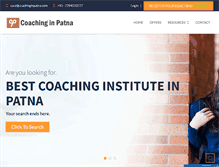 Tablet Screenshot of coachinginpatna.com